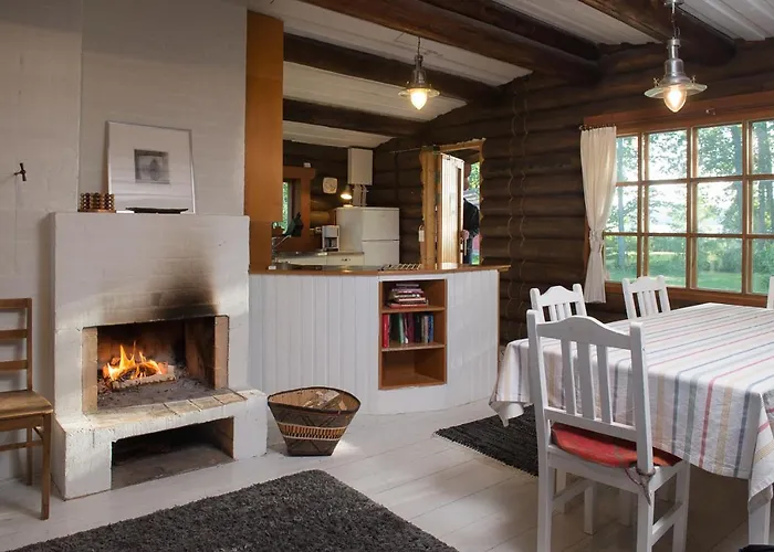 Koivulan Kartano بيت خشبي *